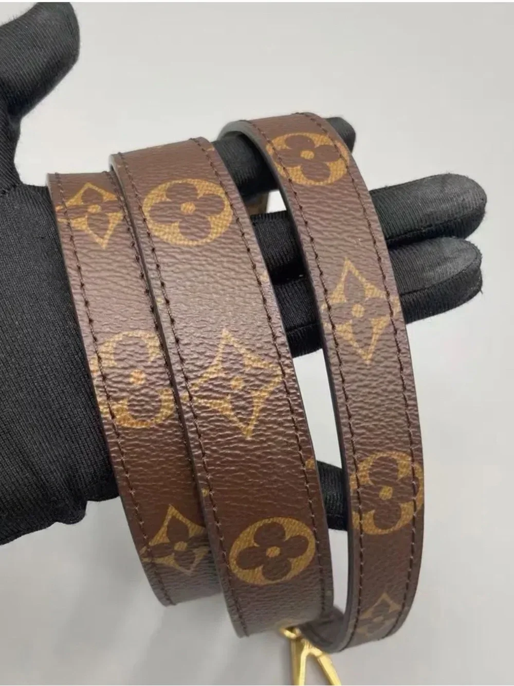 Louis Vuitton Monogram Canvas Satchel with Tan Vachetta Handles